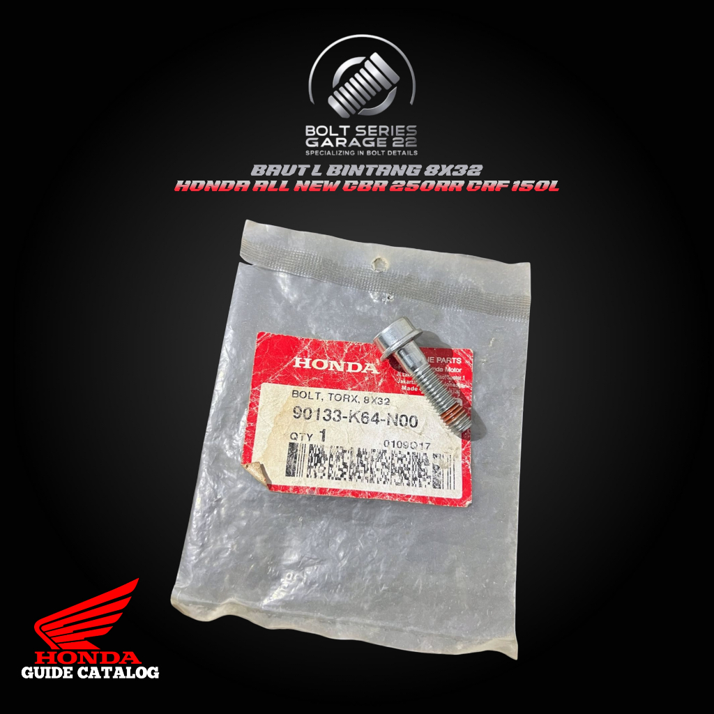 Baut L Bintang 8X32 Honda All CBR 250RR CRF 150L
