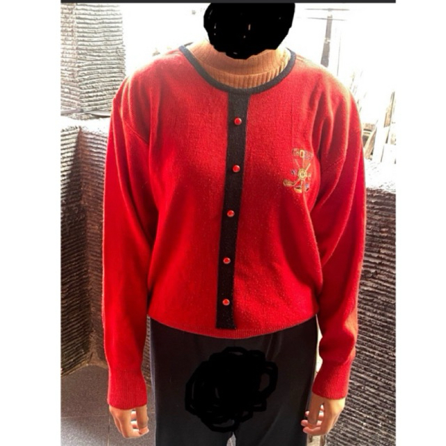 Sweater rajut knit kancing depan