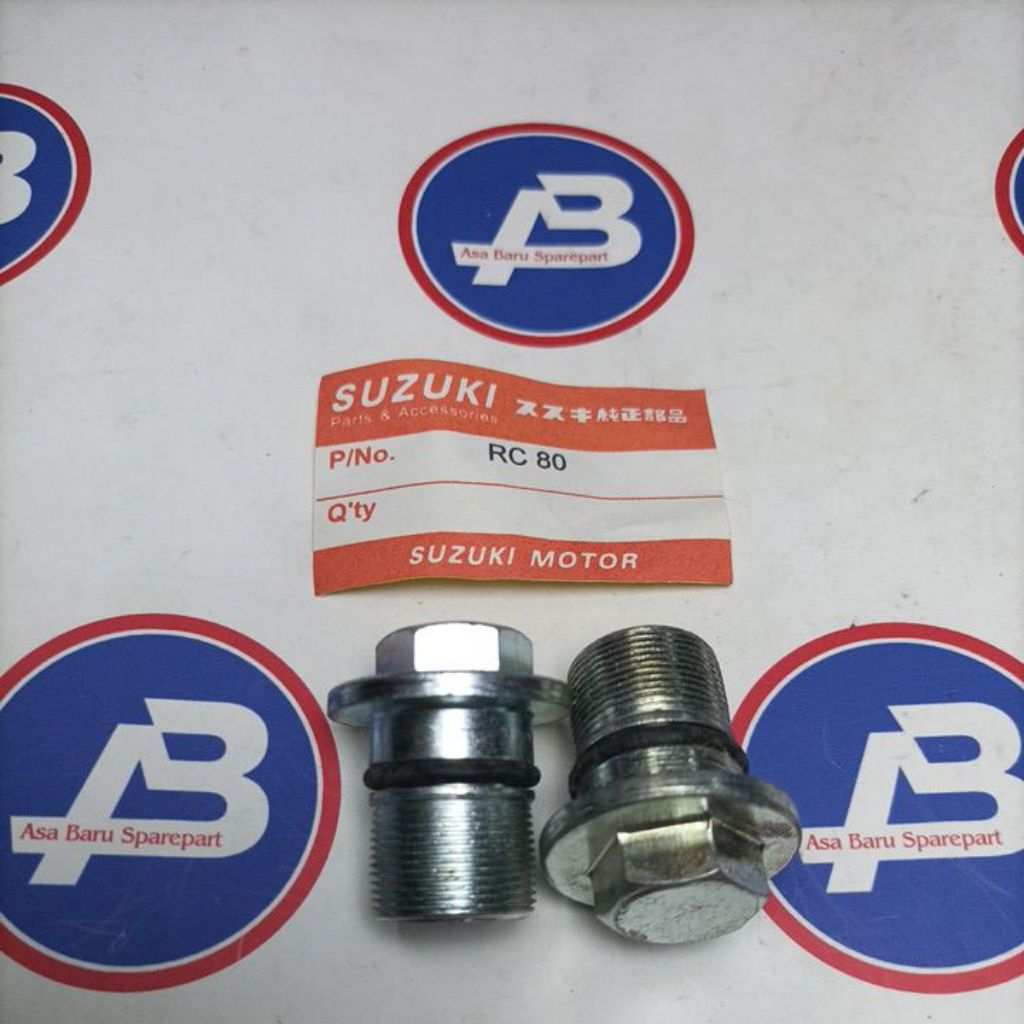 Baut Tutup As Shock Sok Depan Suzuki RC80-100-110/A100 X/Bravo/Crystal/Tornado