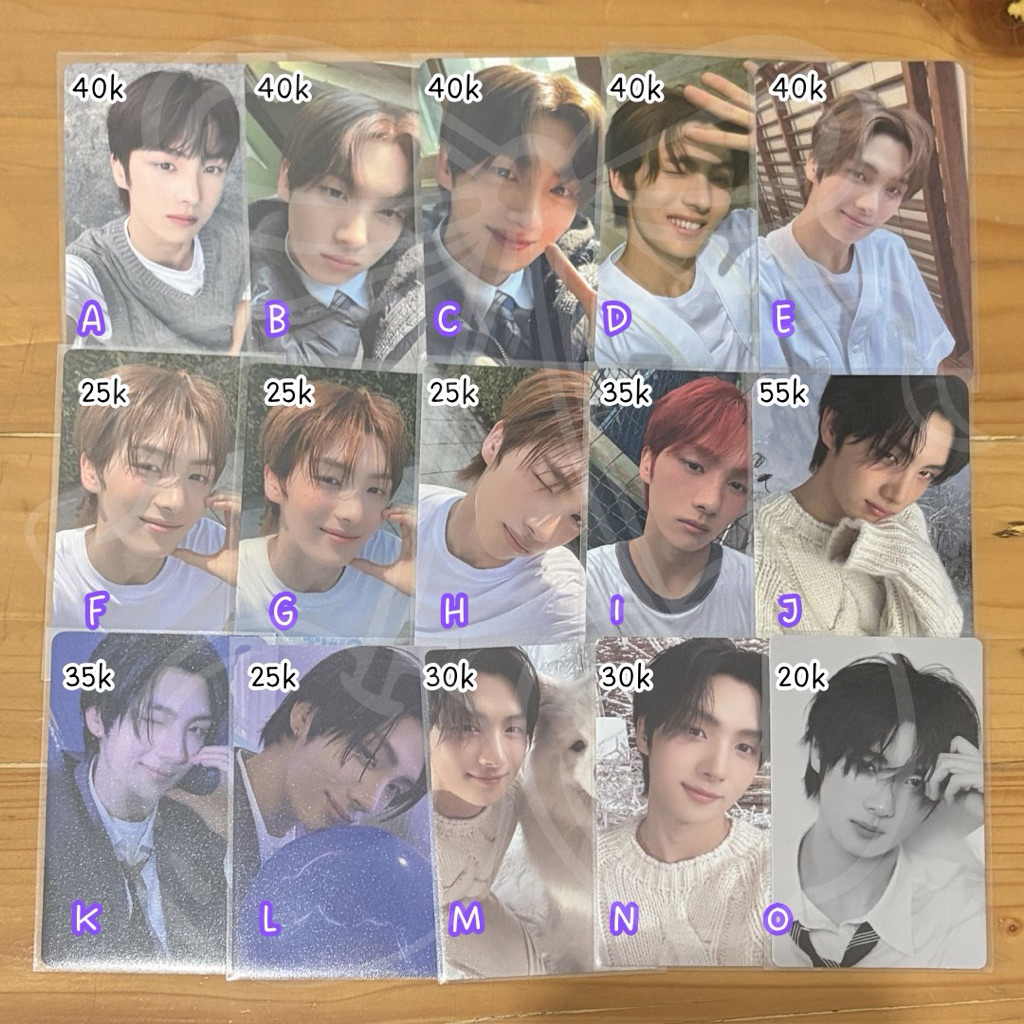 PHOTOCARD PC TWS SHINYU YOUNGJAE KYUNGMIN SPARKLING BLUE SUMMER BEAT LAST BELL PLAY HARD TRY WITH US