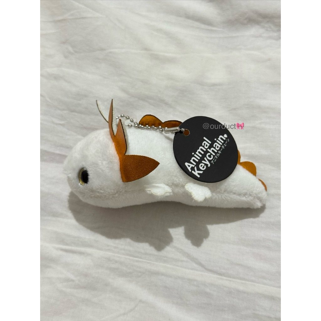 ganci white axolotl axolot fish animal keychain