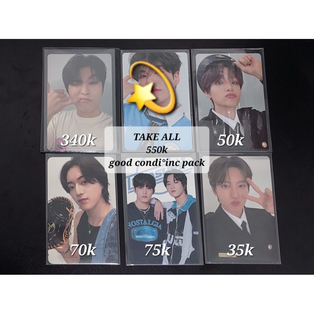 [READY STOCK INA SIAP KIRIM] OFFICIAL PHOTOCARD TREASURE PARK JEONGWOO BARUDAK POB YGS YOON JAEHYUK 