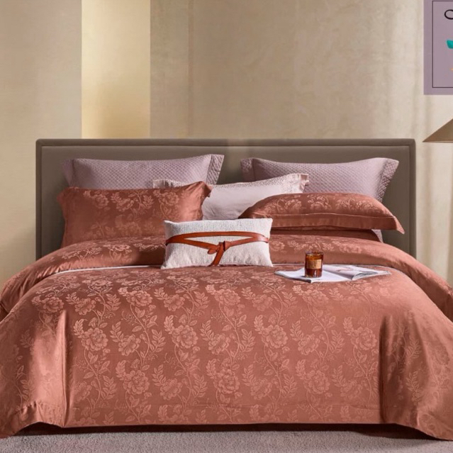 BIOSIBEDDING Sprei Jacquard Sutra 80s Organik - Sprei Bedcover Quilt Cover Duvet Jacquard - Sprei Re