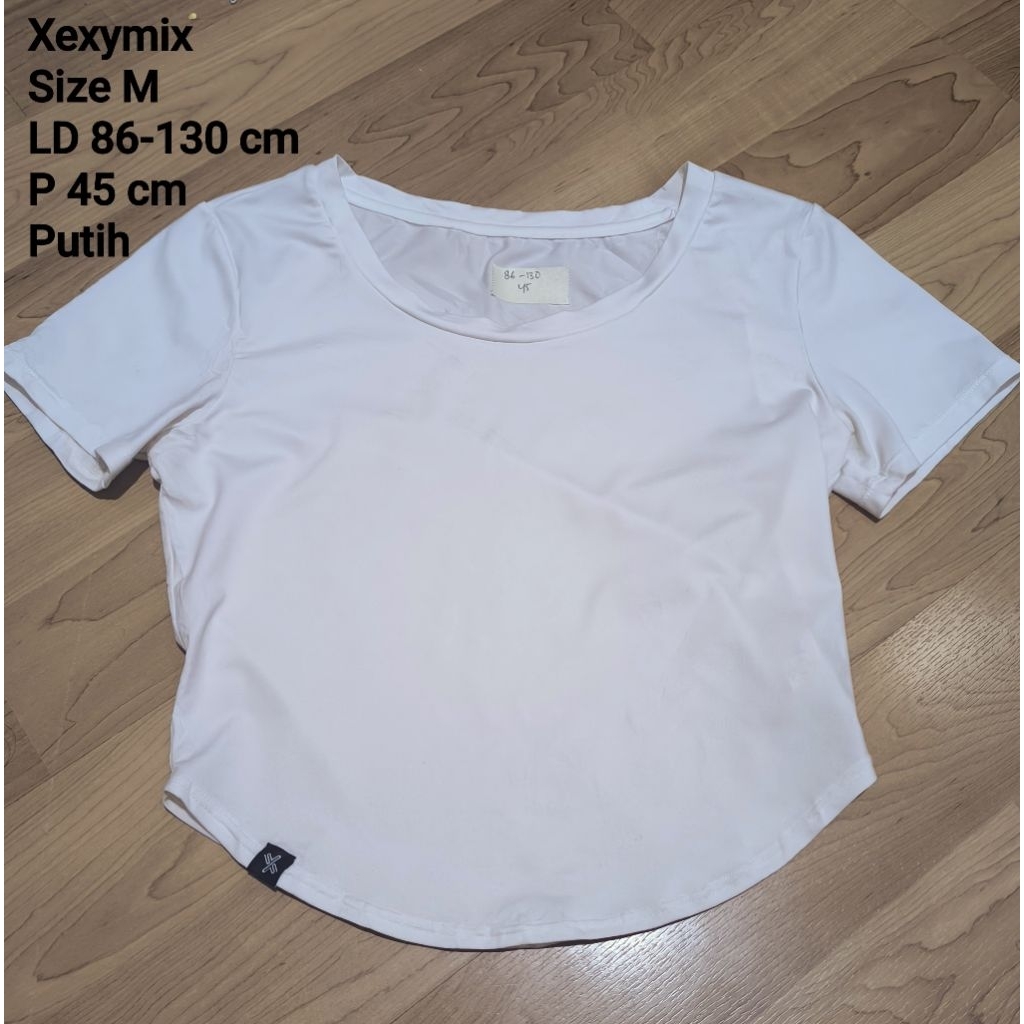 Xexymix crop Putih