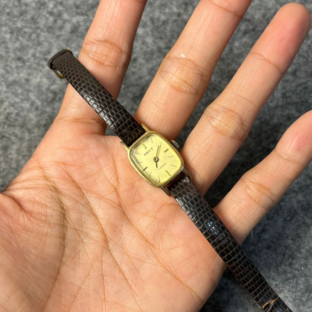 Jam tangan kent second antik original