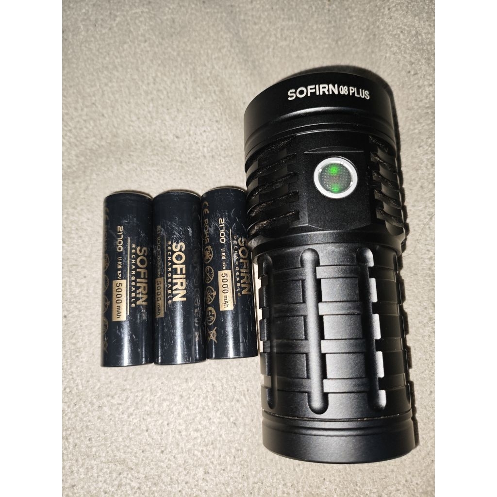 Senter Sofirn Q8 Plus (Astrolux EC06) 16000 Lumens Bekas Review Murah 99% Mulus Full Set Senter Supe