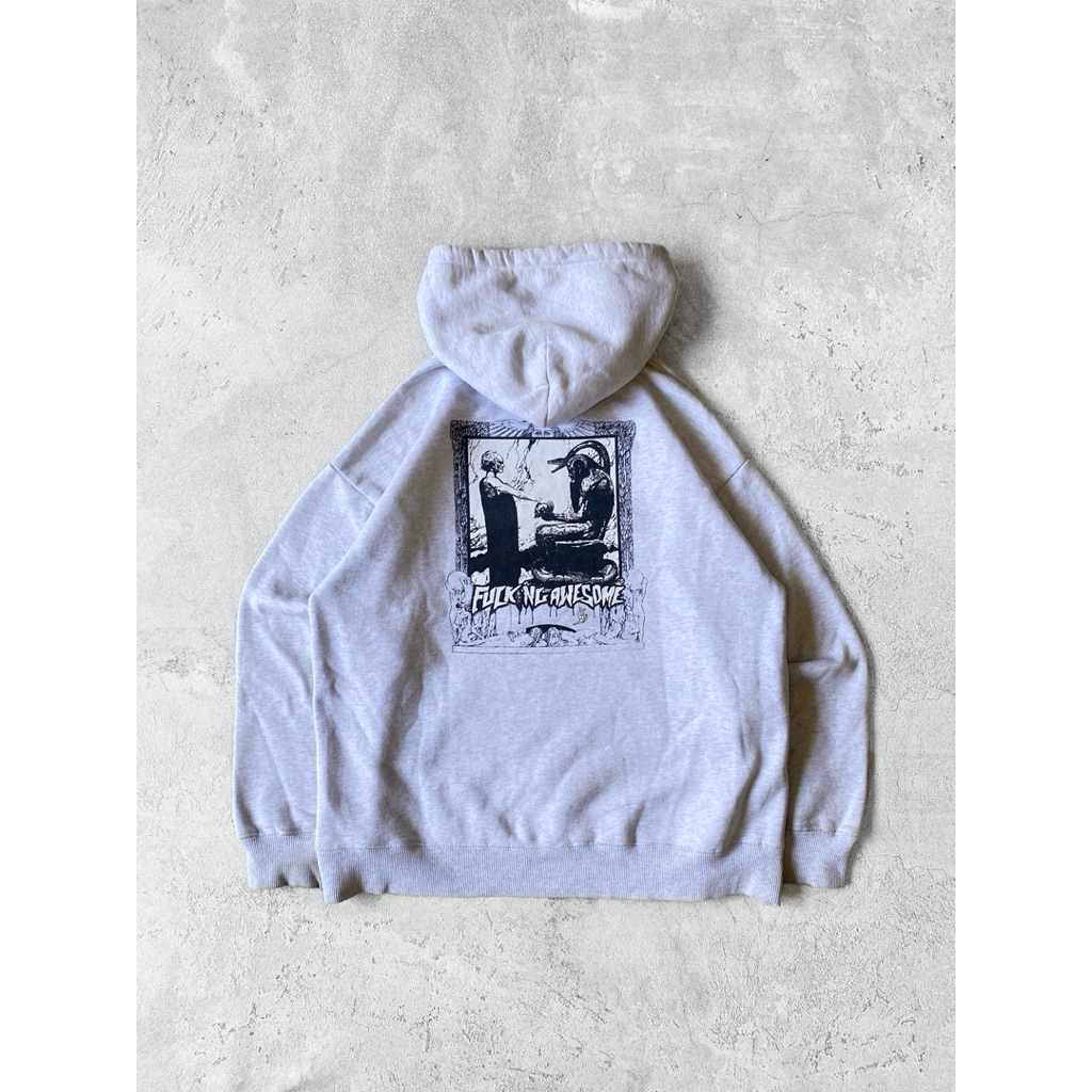 Fucking Awesome - Hoodie Quantum Leap Grey