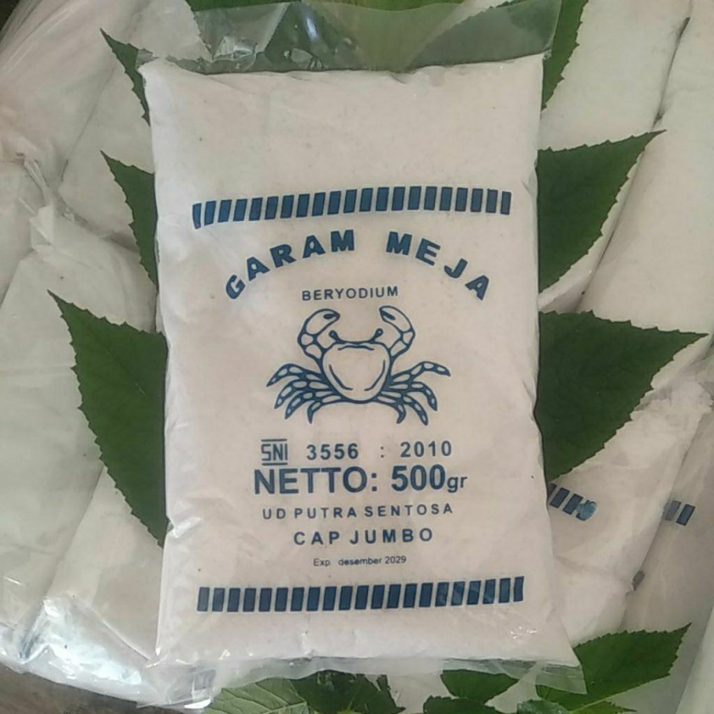 garam meja cap kepiting jumbo 500gram