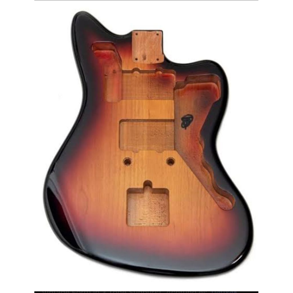 body gitar jazzmaster sunbrush