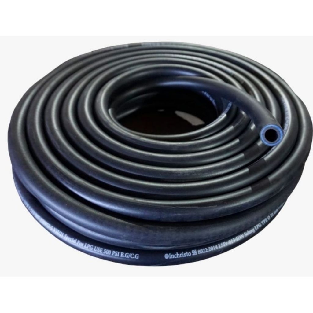 Selang Gas 3 Lapis Meteran - Selang Kompor Gas Lpg Spesial Pressure 500 Psi - Selang Lpg Original 3 