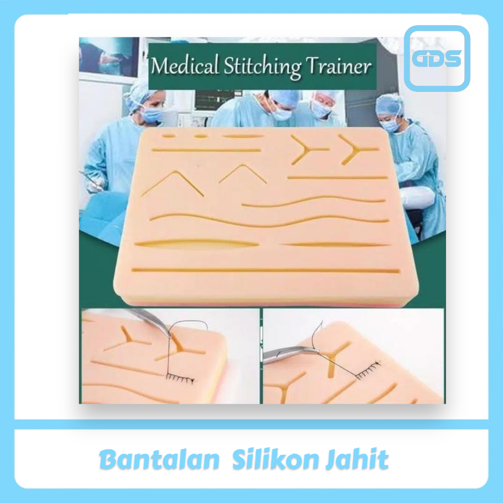 Hecting Pads Silicone Pad Suture Pad Hecting Pad Manekin Media Jahit Luka