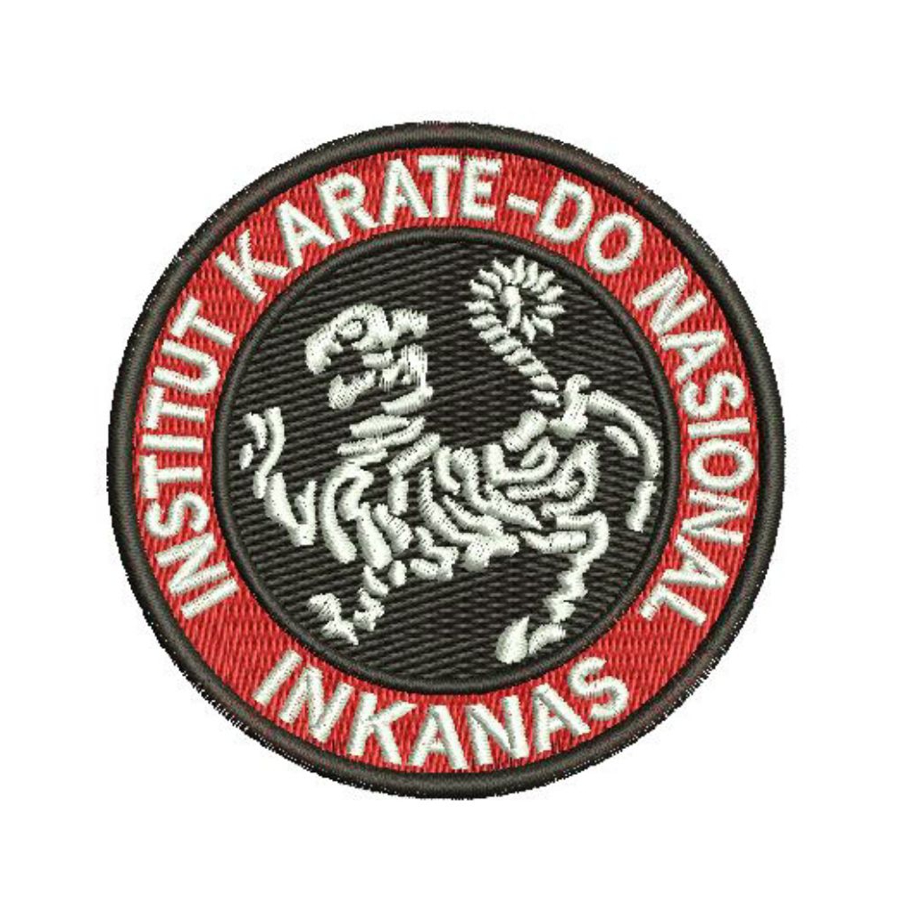 Logo Bordir INKANAS (Institut Karate-Do Nasional)