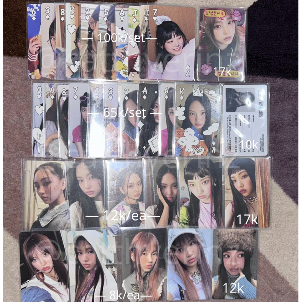 photocard pc new jeans minji hanni danielle haerin