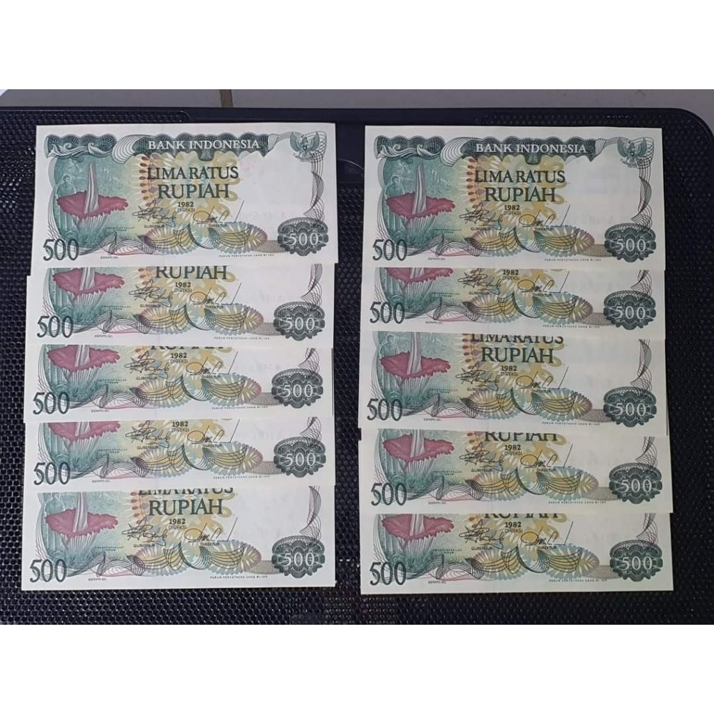 Uang Kuno 500 Rupiah Raflesia tahun 1982