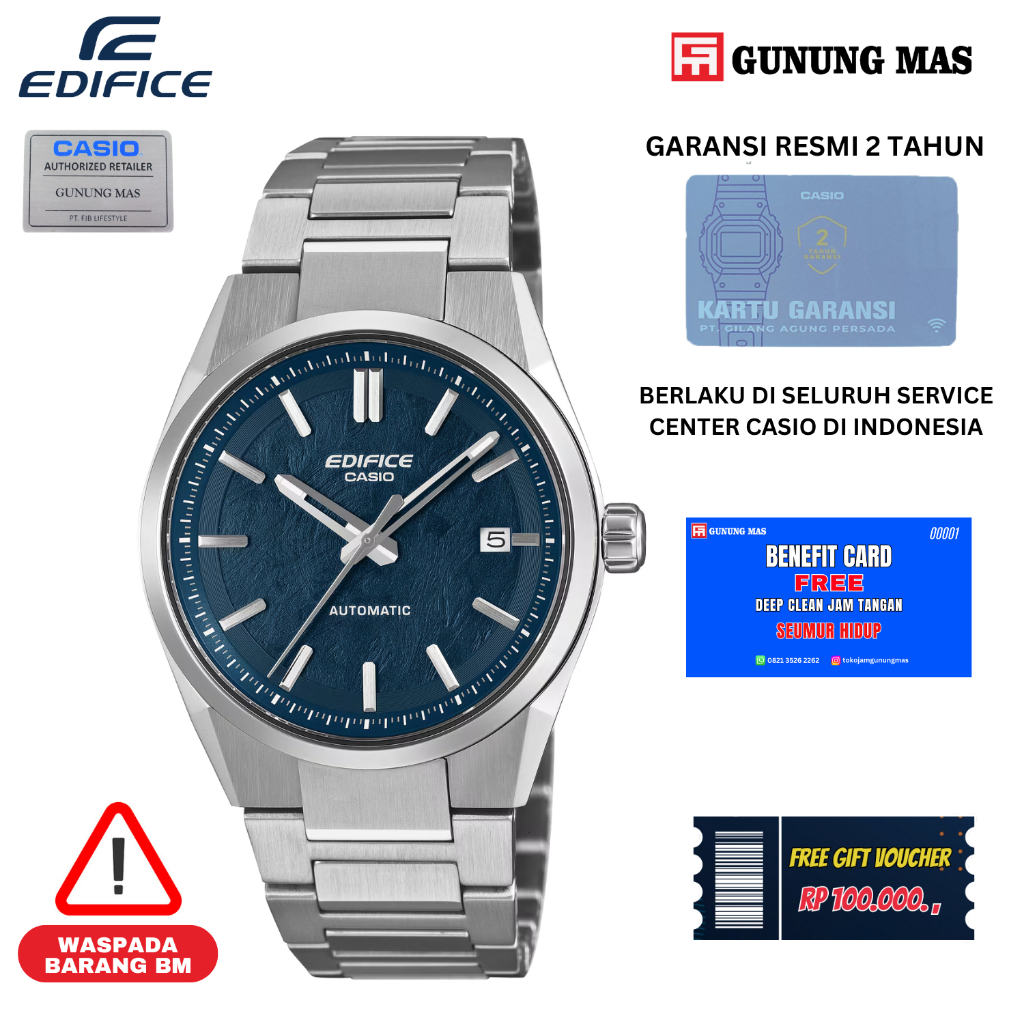 Jam Tangan Pria Casio EDIFICE  EFK-110D-2ADF Automatic Original 100%