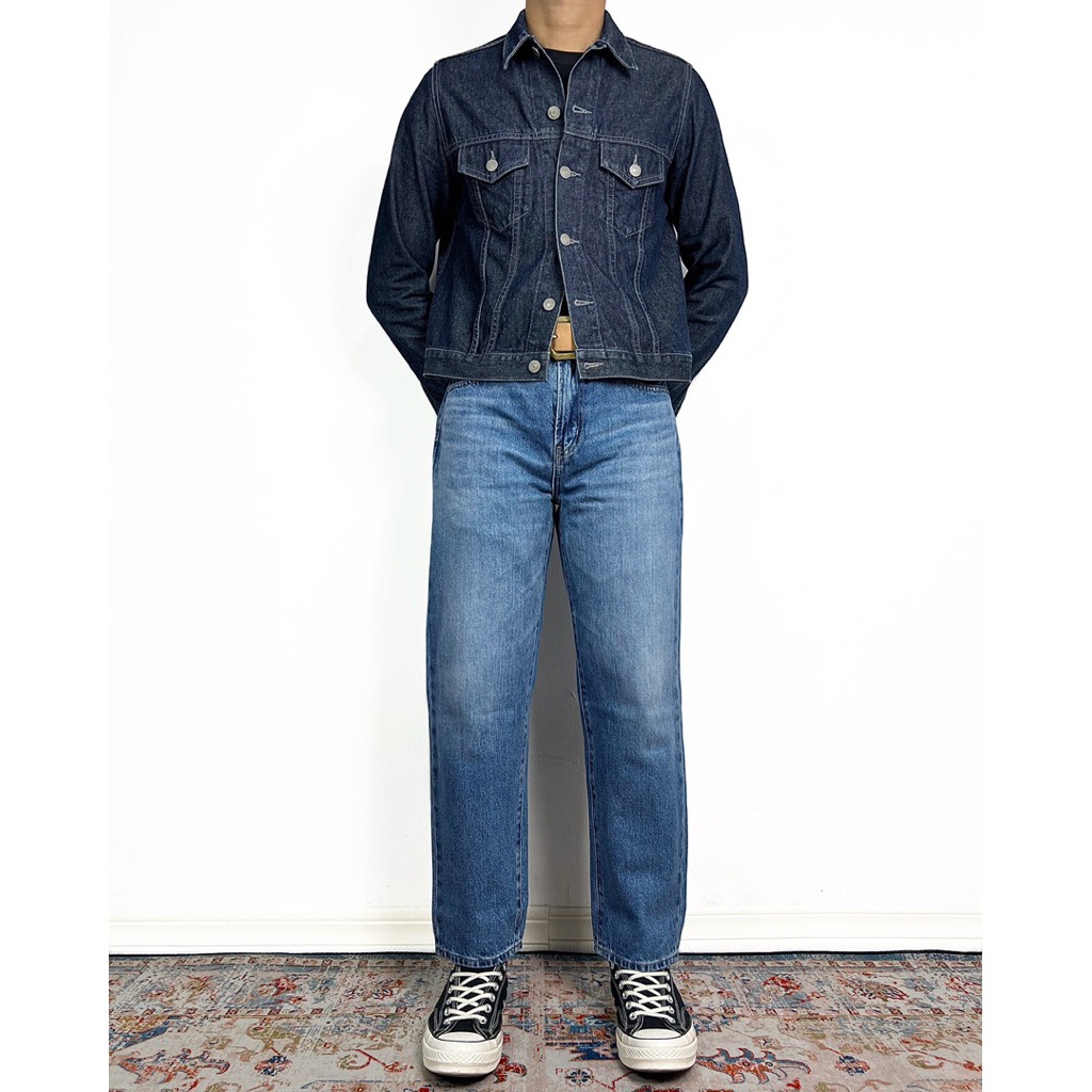 UNIQLO JEANS RELAXED TAPERED FABRIC BY KAIHARA