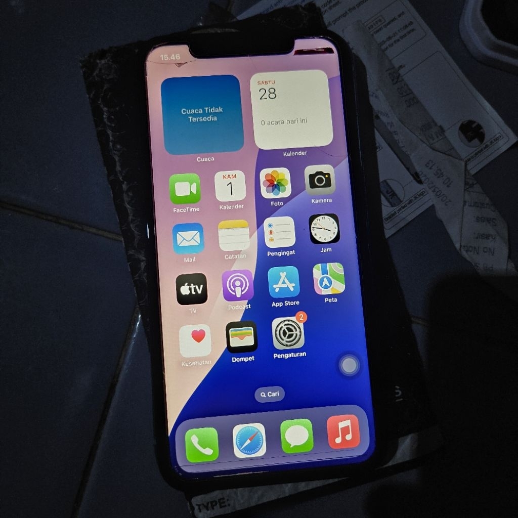LCD ori copotan iphone xr minus