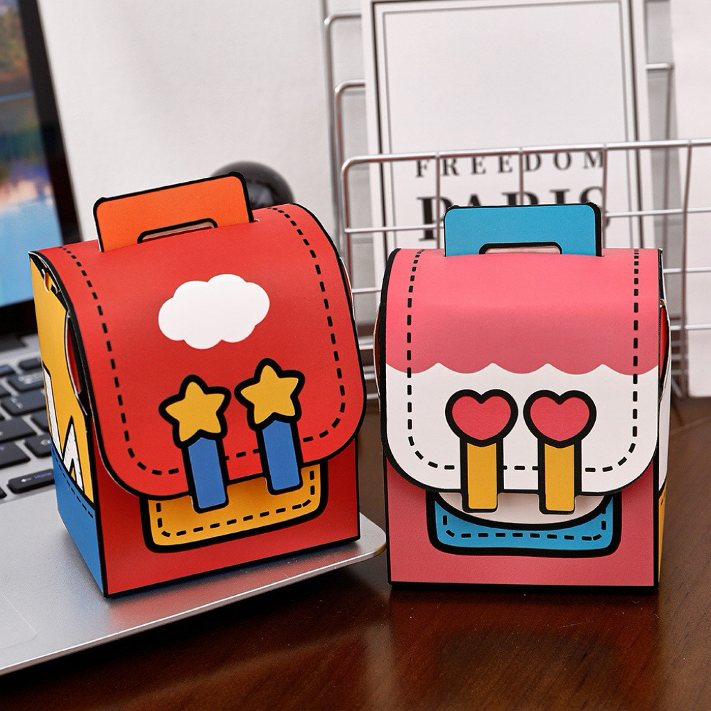 GOODIE BAG 3D TAS HAMPERS MOTIF RANSEL BOX HAMPERS BOX GIFT BOX SOUVENIR TAS HAMPERS TAS SOUVENIR LU