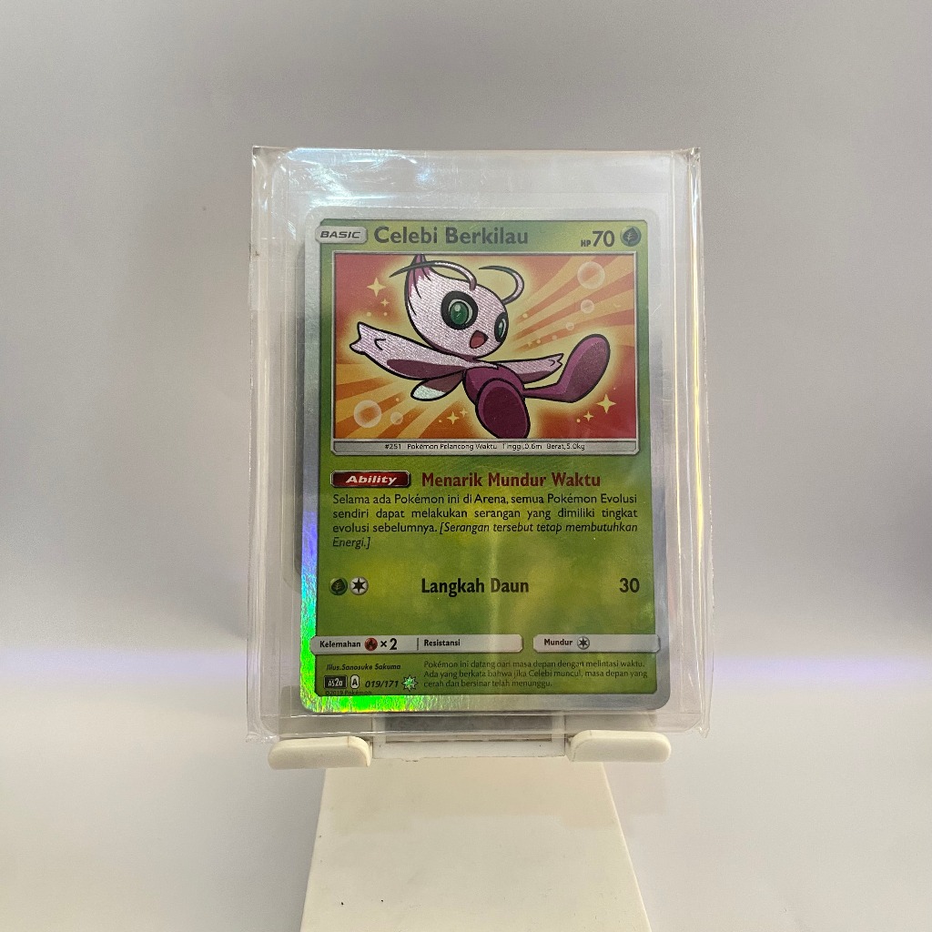 pokemon celebi berkilau - as2a 019/171 shiny