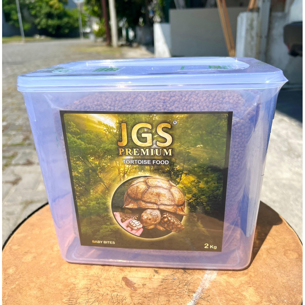JGS Premium Makanan Kura-kura 2 Kg - BABY BITES - Makanan Berkualitas untuk Kura-kura Anda