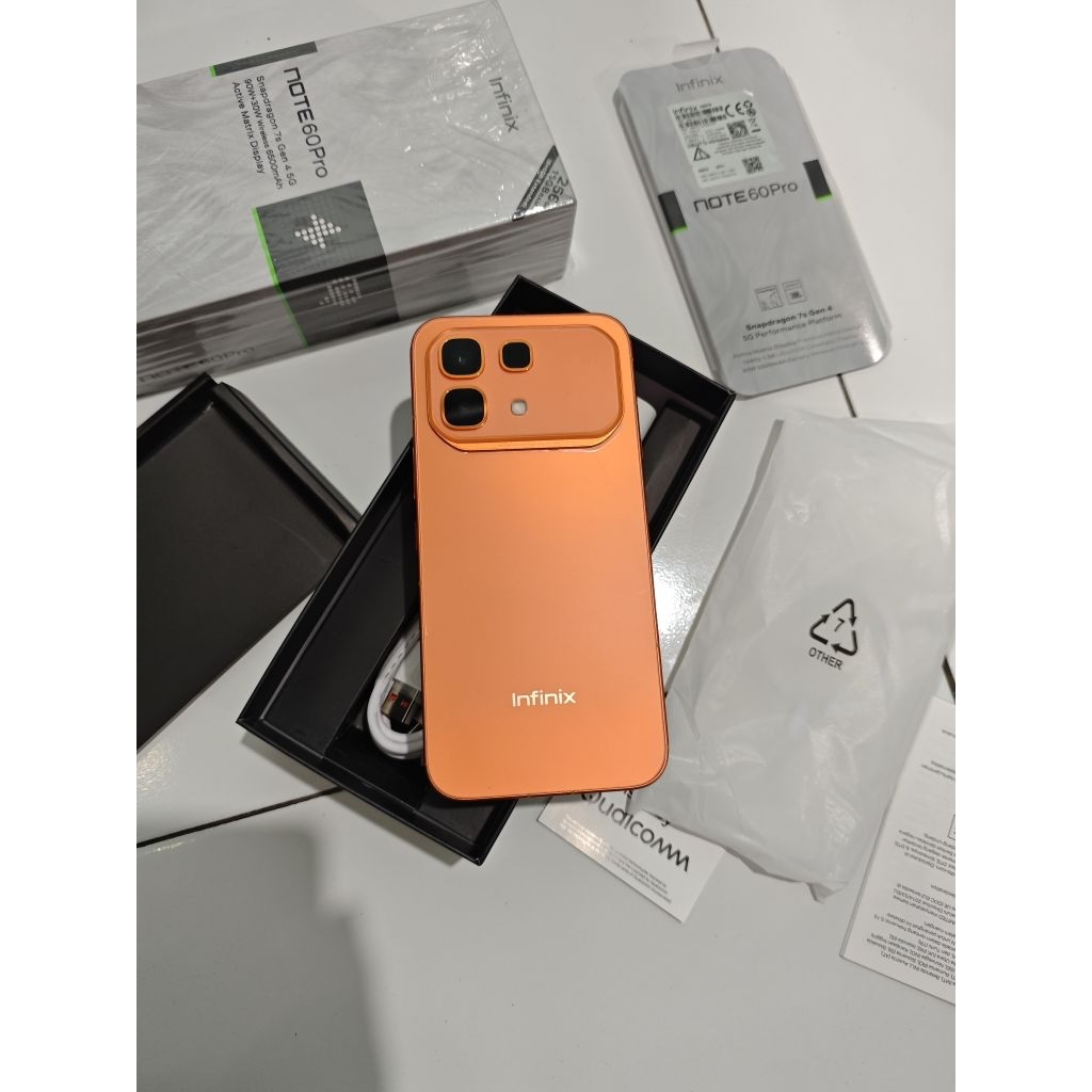 INFINIX NOTE 60 PRO 8/256 SECOND FULLSET MURAH