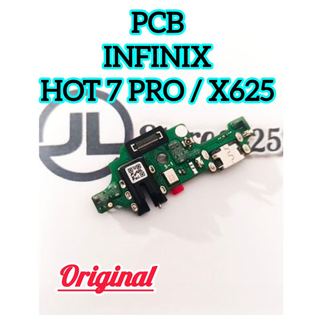 CONNECTOR CHARGER INFINIX HOT 7 PRO / X625 ORI + IC PAPAN KONEKTOR CAS PCB BOARD INFINIX HOT 7 PRO /