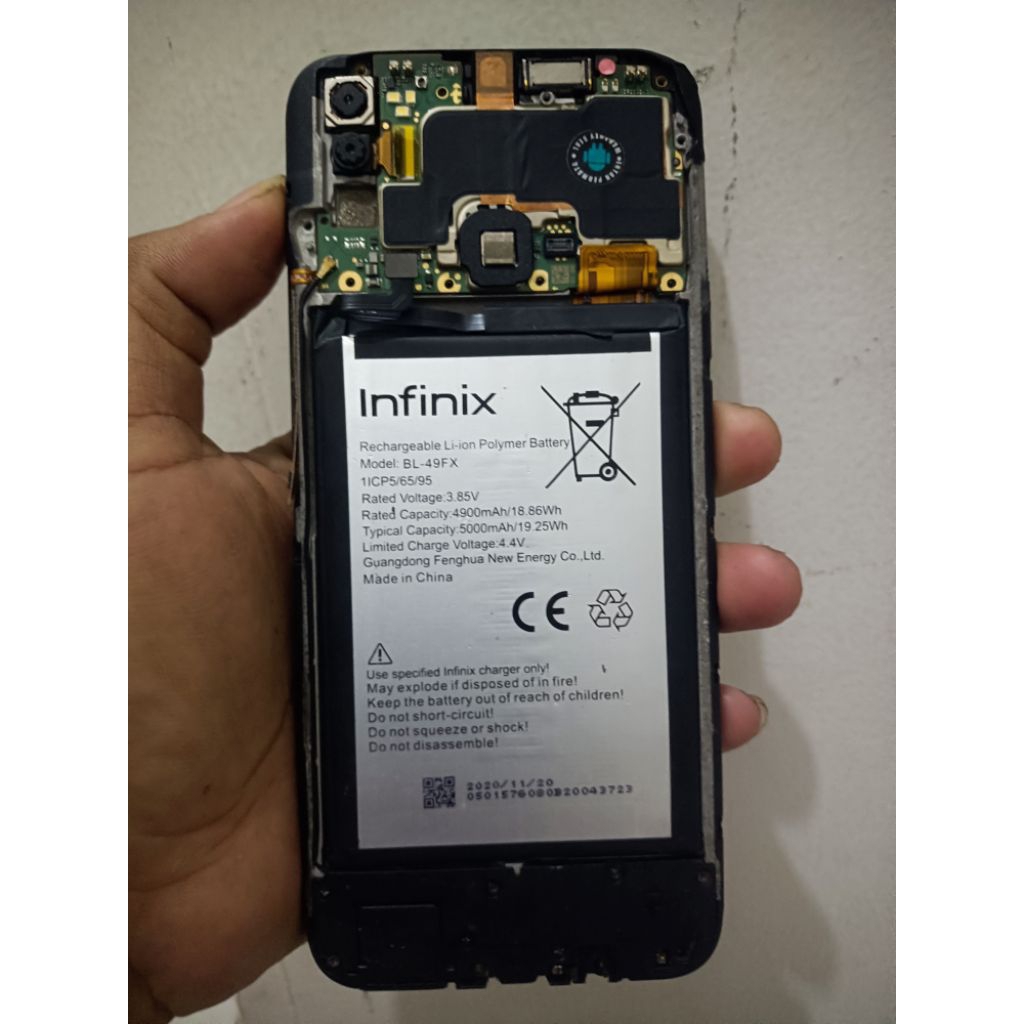 infinix smart 5 minus lcd