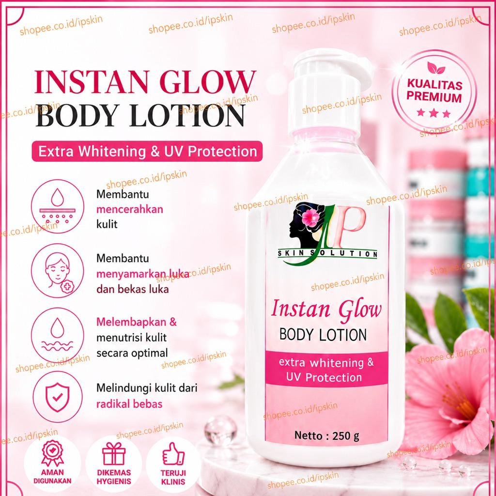 HB INSTAN GLOW IP SKINCARE NEW PACK