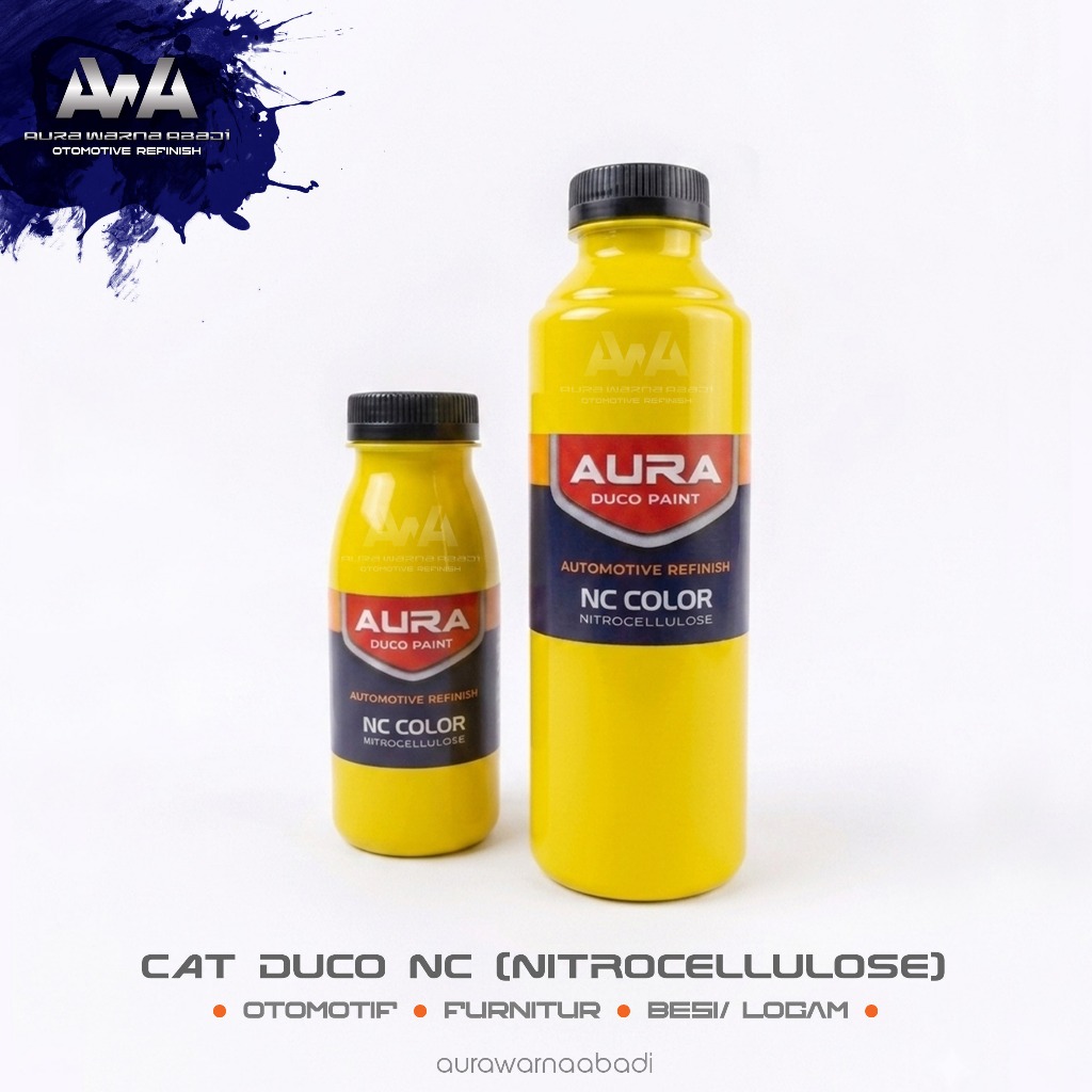AURA Cat Duco Mobil NC Lemon Yellow 250ml - Cat Semprot Duco Berkualitas