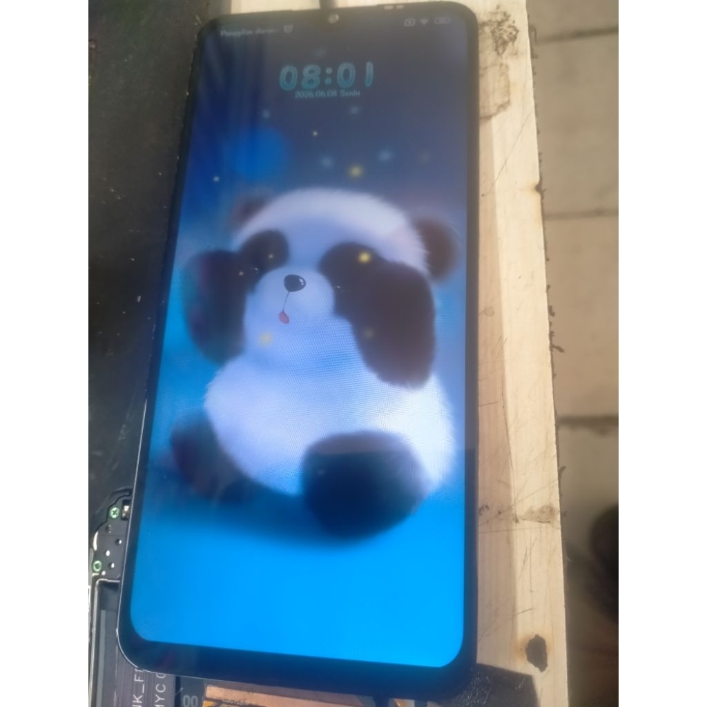 lcd redmi 9 minus bekas/murah
