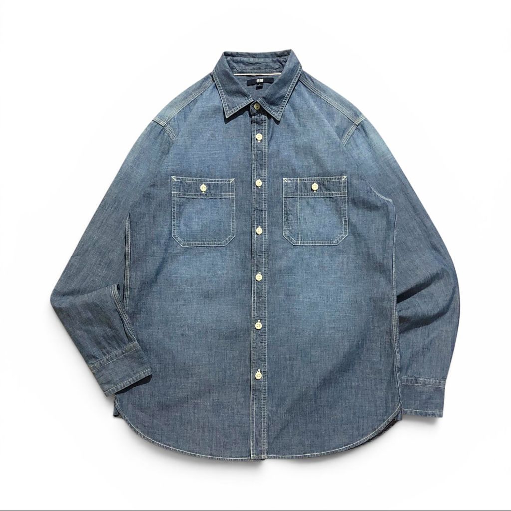 KEMEJA UNIQLO CHAMBRAY
