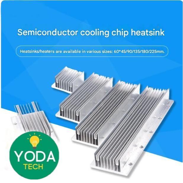 Heatsink Aluminium Tebal Pendingin Peltier IC Transistor / Sirip Pendingin (8876)