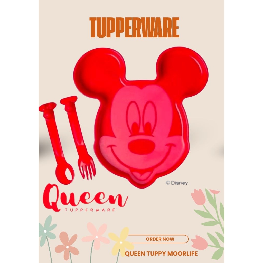 ORIGINAL TUPPERWARE PLATE MICKEY