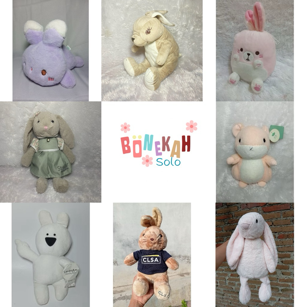 BONEKA HEWAN/BONEKA KELINCI JAEMIN NCT/BONEKA KELINCI NCT/BONEKA UNIK/BONEKA KELINCI JEPANG/BONEKA K