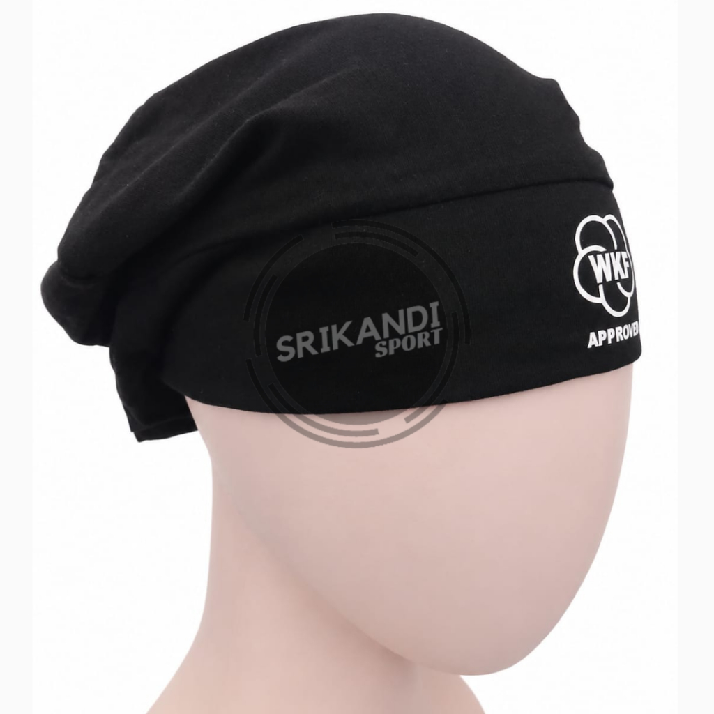 Ciput Kerudung Tanding Karate Ciput WKF APPROVED Hitam
