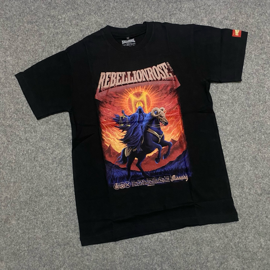 RebellionRose Menang Original Kaos Band