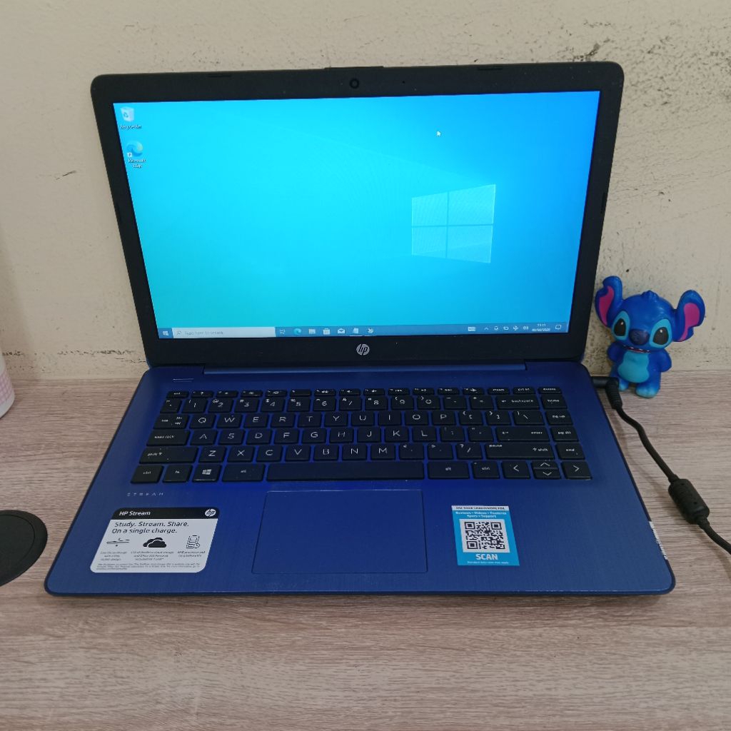 HP LAPTOP STREAM 14-0036NR AMD A4-9120E RAM 4GB SSD 64 2020 (5BNNH) TOUCHSCREEN