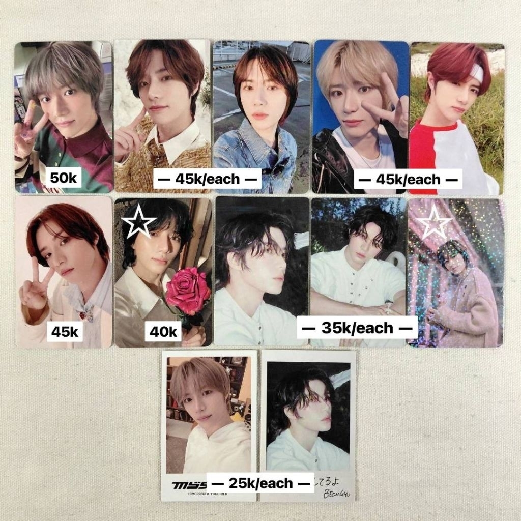 PHOTOCARD PC TXT OFFICIAL AAB BEOMGYU PART 1 MIDSUMMER FREEFALL MOAKIT 2024 2025 DVD ASM DICON FOURT