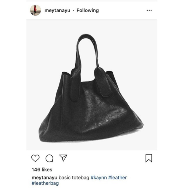 Basic shopper Bag Leather Bag Kaynn by meytanayu
