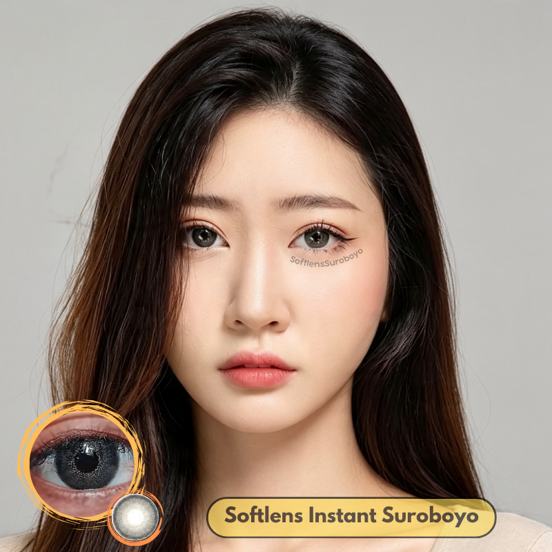 Softlens Kitty Kawaii Birkin Gray - Soflens Instant Surabaya