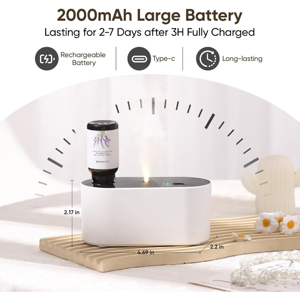 recommended mini scenting diffuser 45m cordless essential oil diffuser waterless air diffuser
