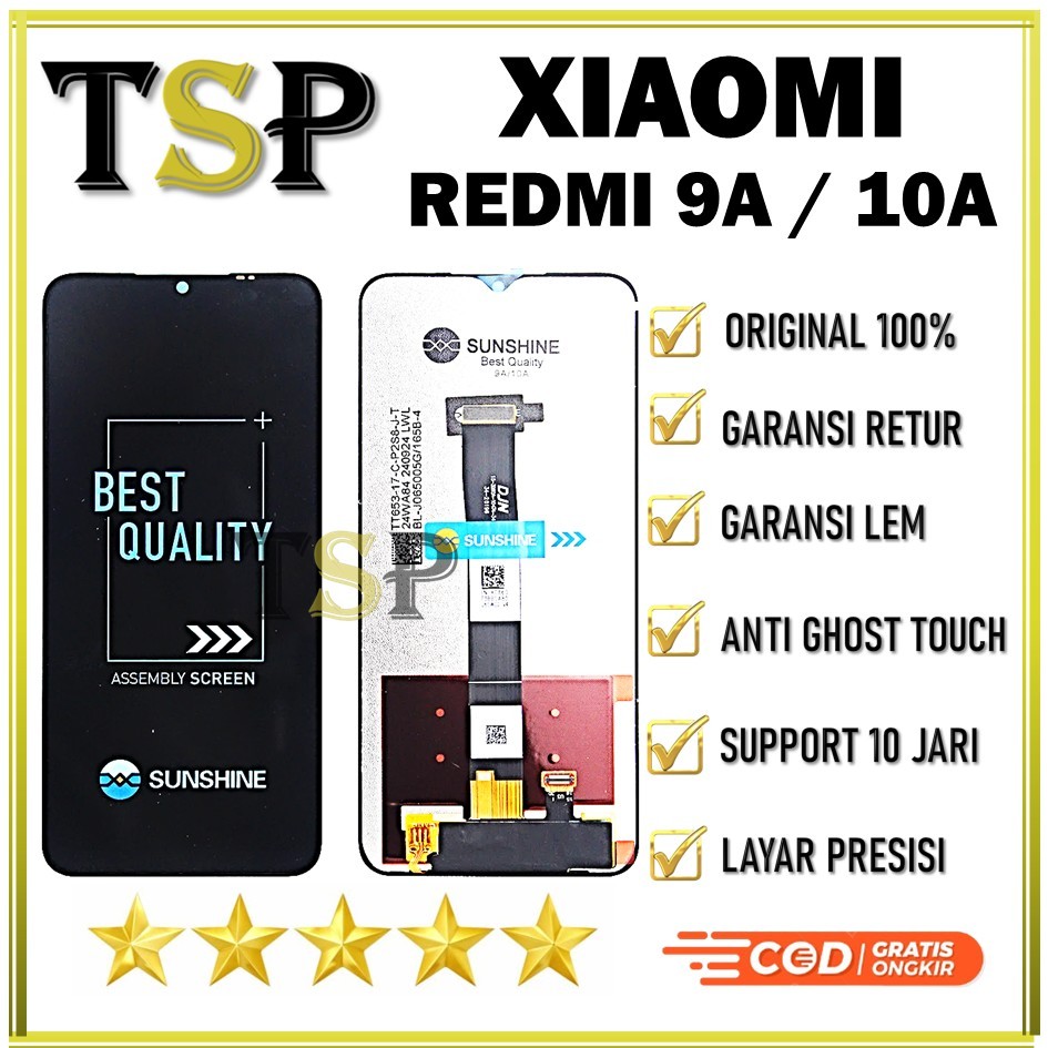 ORIGINAL  LCD XIAOMI REDMI 9A / REDMI 10A LCD ORIGINAL 100% HIGH QUALITY