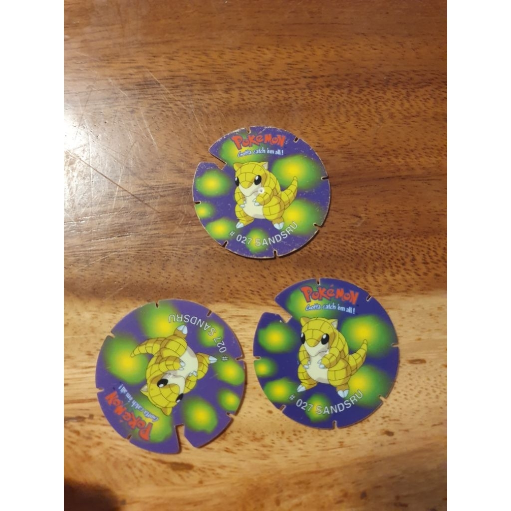 Tazos Spin Pokemon Sandsru