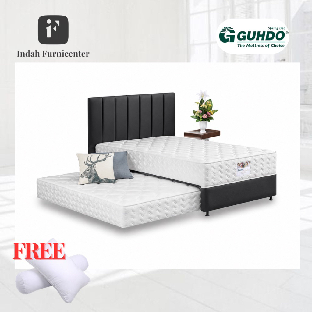 kasur spring bed guhdo new prima 90x200 120x200 140x200 160x200 180x200 sorong 2in1 matras tempat ti