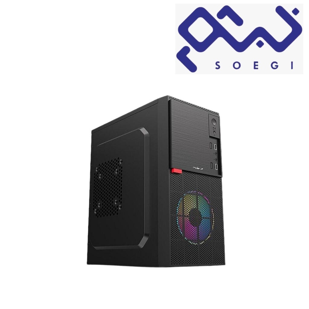 Casing Power Up AEROMAX AM-560 with PSU 500W m-ATX Case - Free 1 Fan