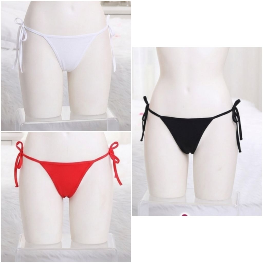 Celana Dalam Wanita Sexy CD G String Tali Samping Simple