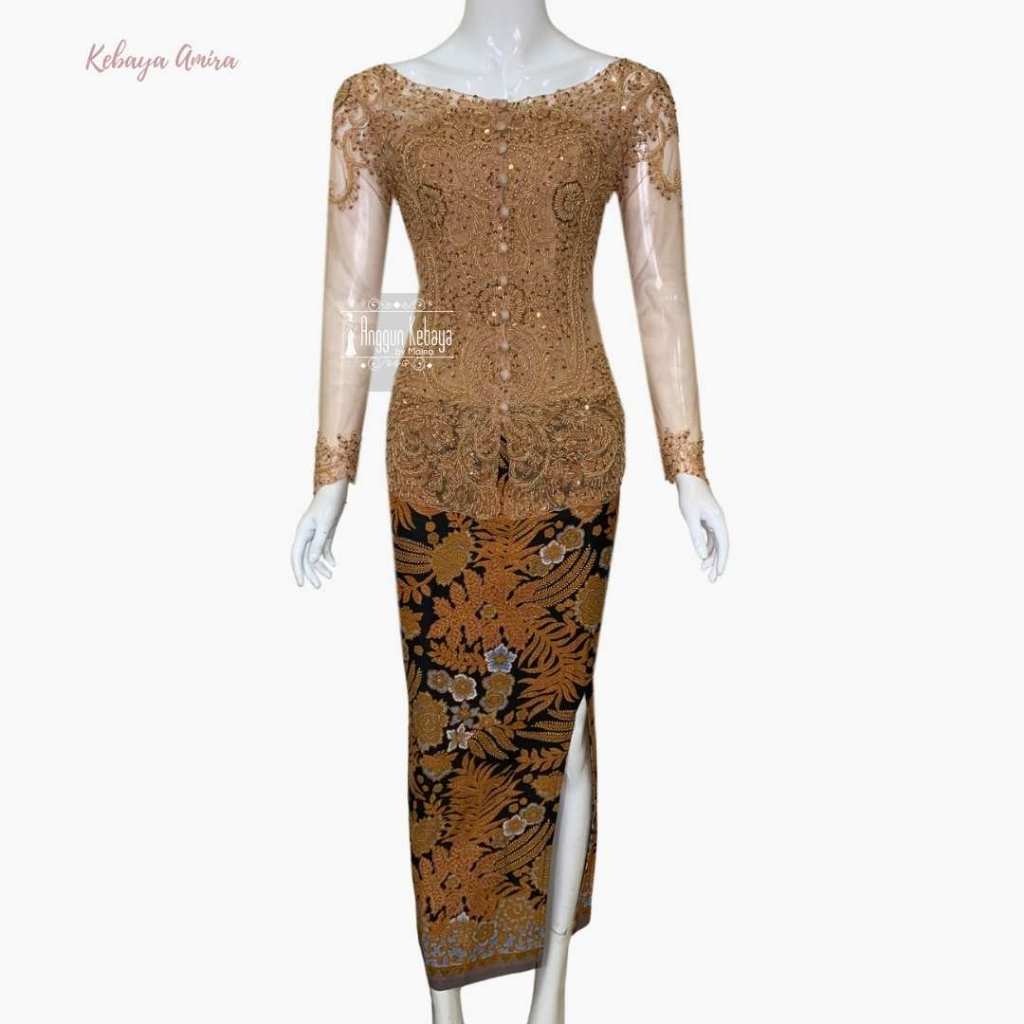ANGGUN KEBAYA - Kebaya Wisuda | Kebaya Lamaran | Kebaya Amira | Kebaya Sabrina | Lengan Panjang | Ti