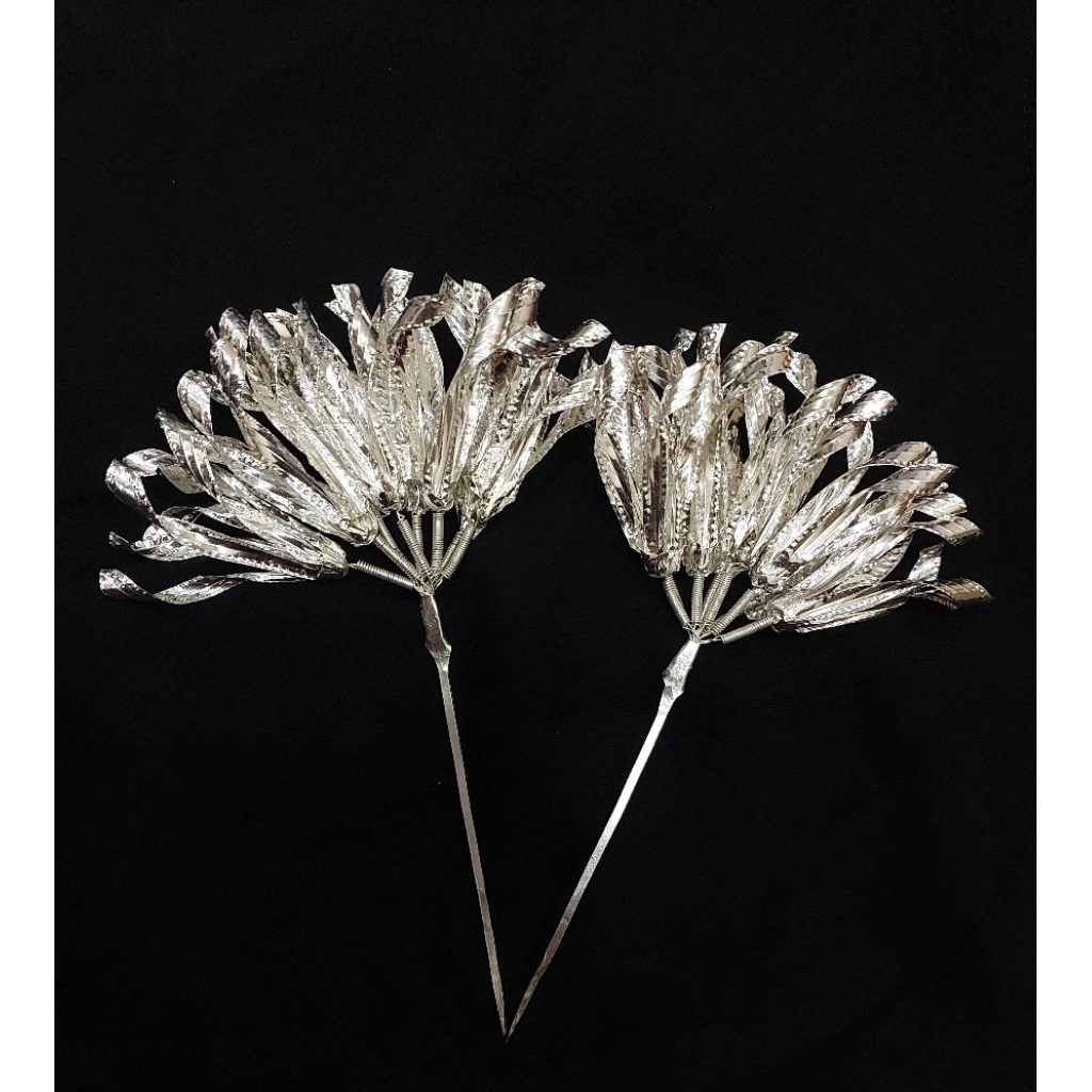 Cucuk Bunga Sandat Silver / Hiasan Sanggul / cucuk Bali