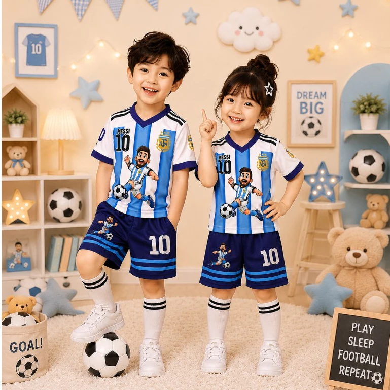 Setelan Anak PIALA DUNIA bahan DryFit Milano /Jersey Milano Premium