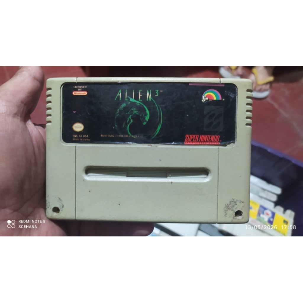 kaset snes alien 3